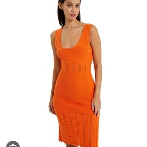 French Connection Nellis Cotton Crochet Dress